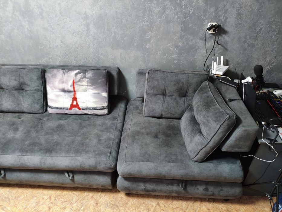 Большой угловой диван ортопедический