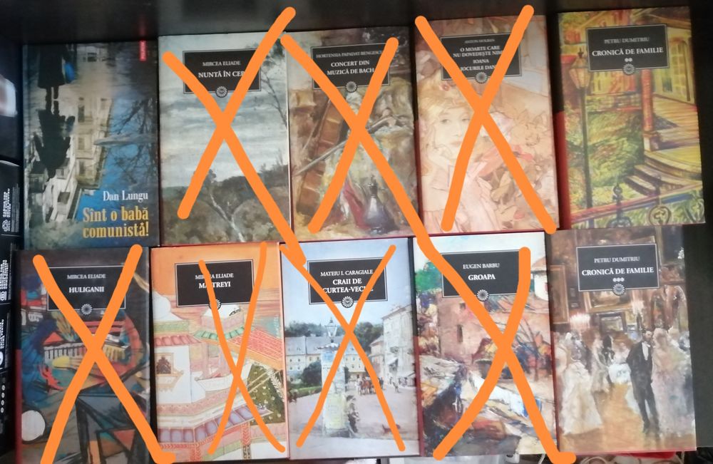 Vând cărți noi, în stare bună.