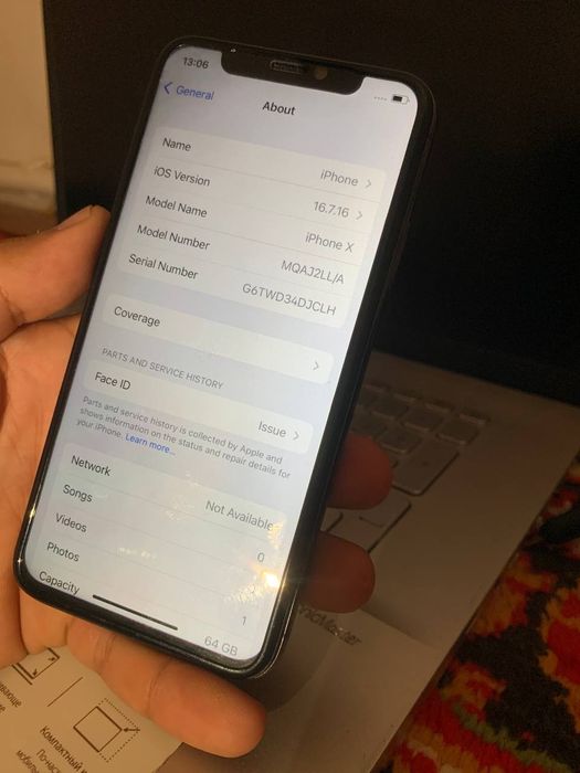 Iphone x    64gb