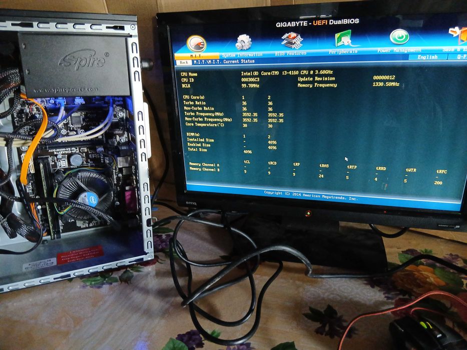 Kit placa baza Gigabyte GA-B85M-D3V + i3 + cooler