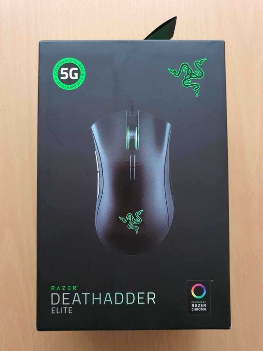 Mouse Gaming Razer DeathAdder Elite model RZ01-02010100-R3G1 Rgb cu fir 16000 dpi - Nou Sigilat