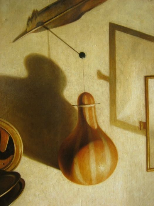 tablou (mare) George Grigorescu - Timpul, Ulei pe pânză, 92x70cm, 1999