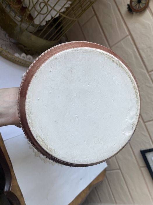 Красива голяма керамична лампа от Англия