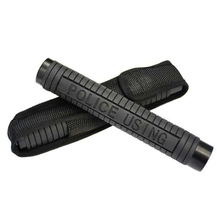 Baston Police, Telescopic cu Husa Lungime 65cm, 4 Segmente, Nou!