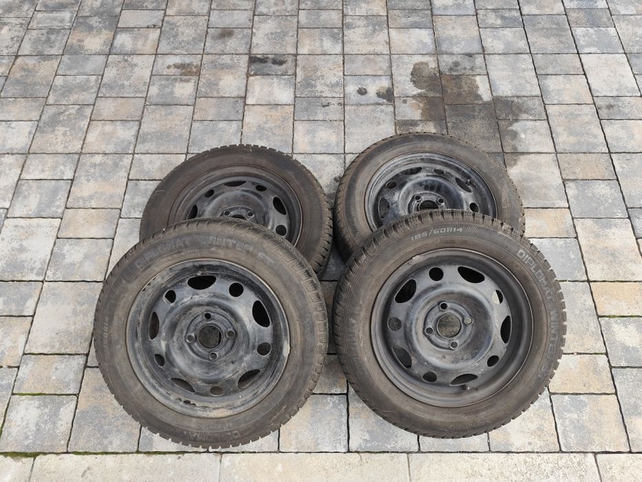 Diplomat  гуми зимни 185/60R14 + джанти 4x100 5,5J ET49 H2 2140125