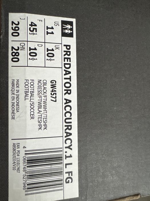 Ghete fotbal addidas predator accuracy.1 L FG