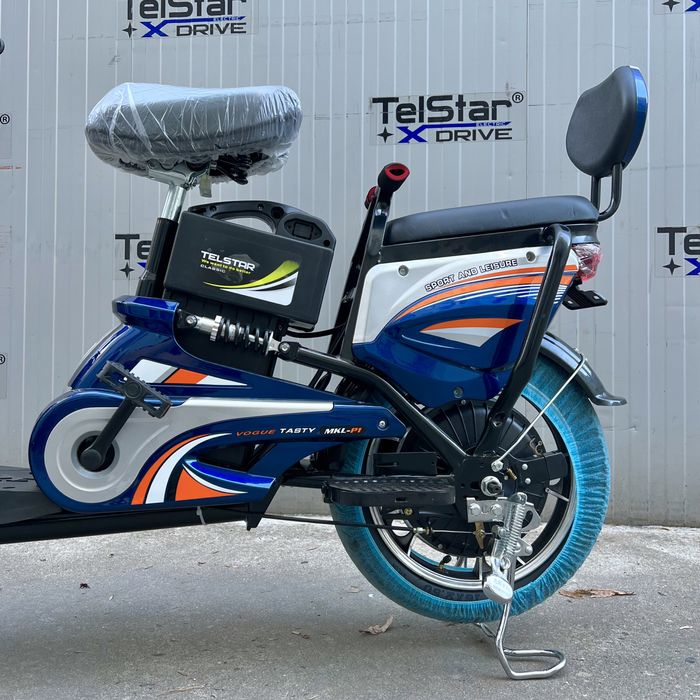 Електрически скутер TBSLD BIG NEW двойна седалка и педали TelStar 2025