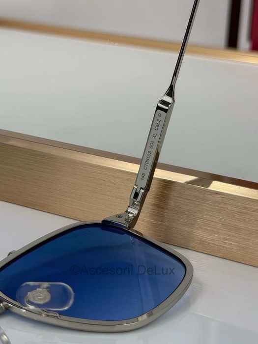 Ochelari de Soare Cartier Polarised CT0610S Noi Full Box  Silver