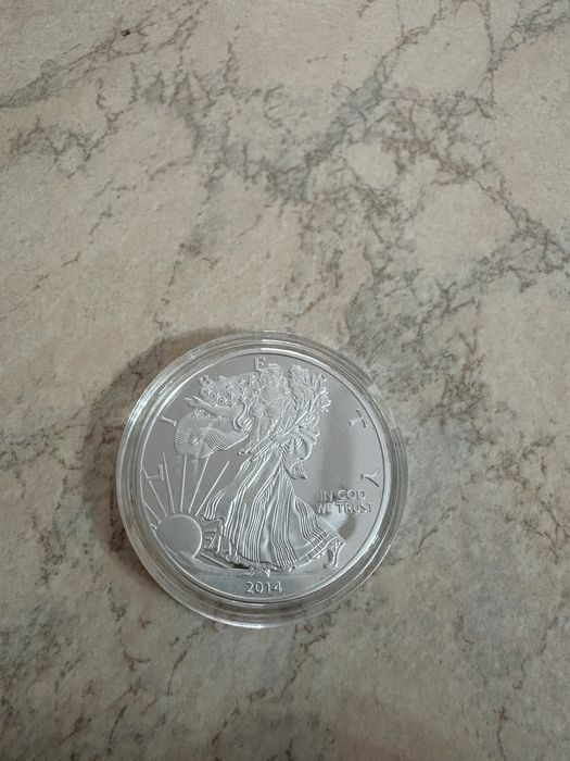 Сребърна монета американски орел 1oz