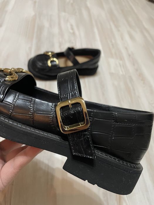 Чёрные лоферы JOSINY, размер 35