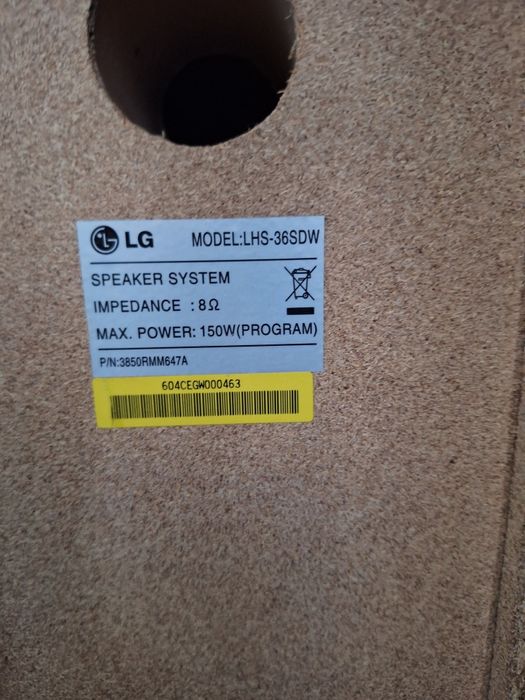 Vin sistem Home Theater LG