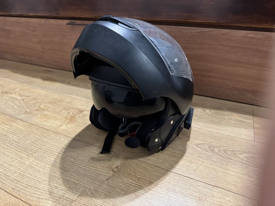 Casa moto flip up PROBIKER KX4 marimea M cu intercom