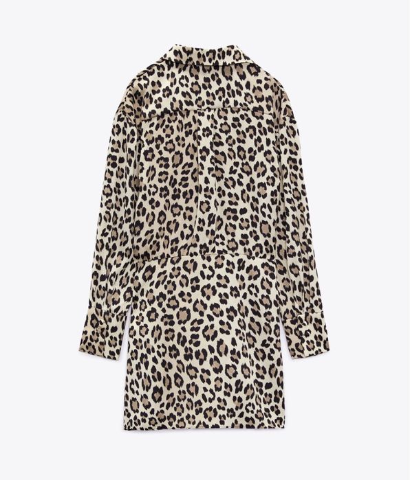 Платье леопард
