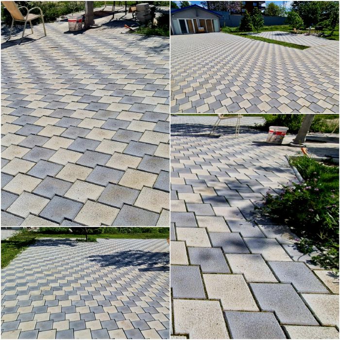 Pavele si pavele din beton prefabricat pentru gradina montaj si transp