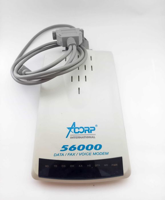 Модем Acorp 56000 Bps Acorp External Voice / Fax / Modem Модеми Акорп Akopt