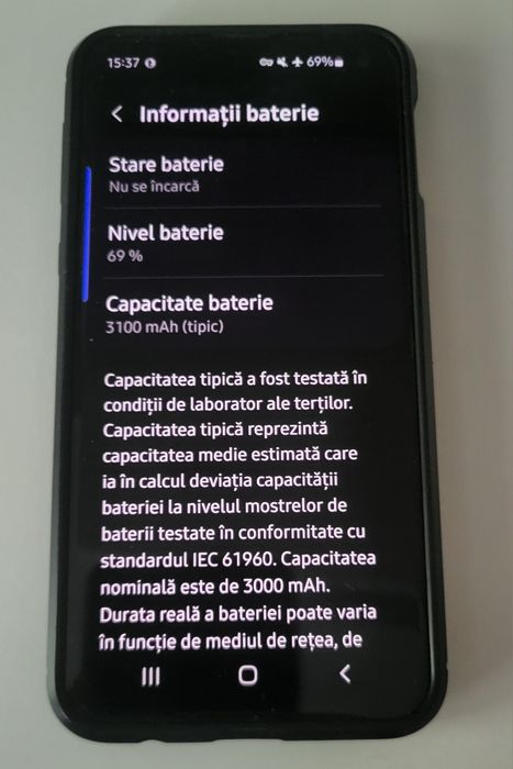 Samsung S10e, dual SIM, 128GB, 6GB RAM