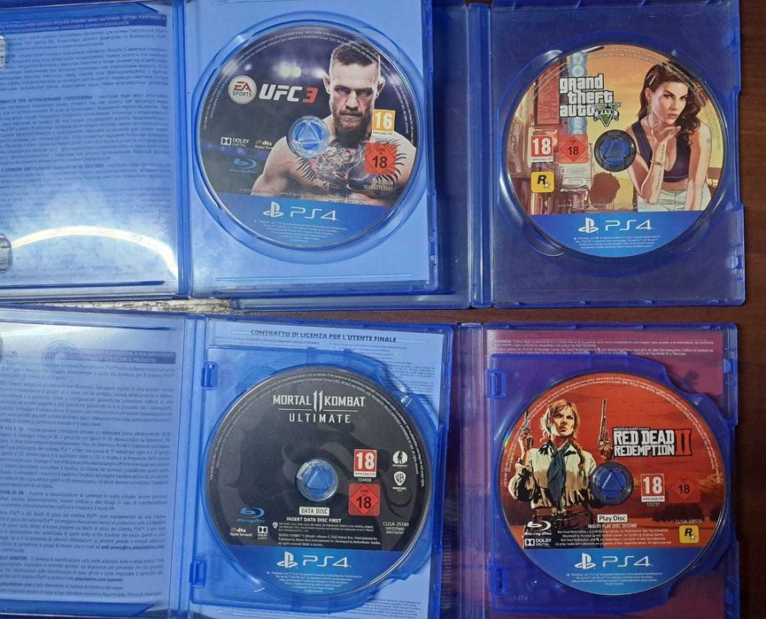 PS4 Pro 1TB + 2 joystick + 11 игры