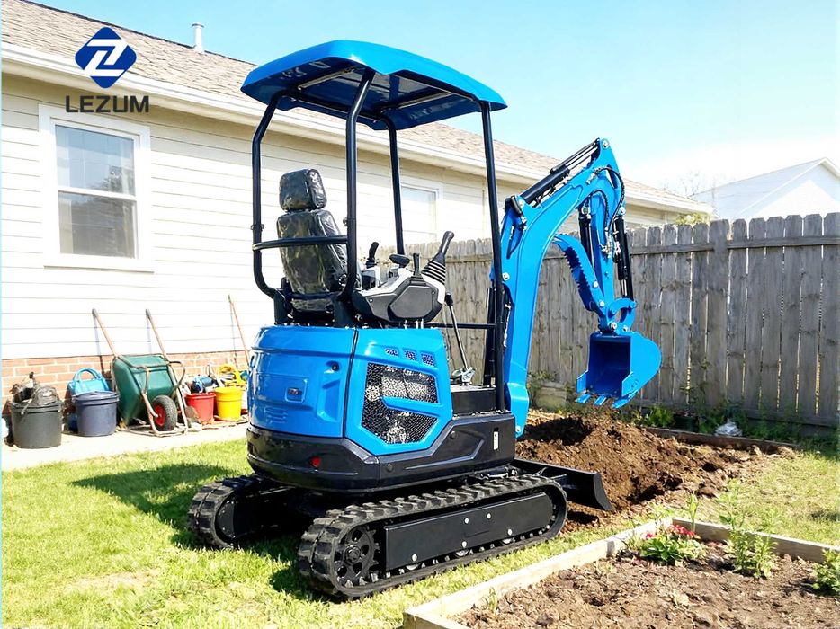 LEZUM DY18 Mini excavator chinezesc nou, vânzare directă din fabrică.