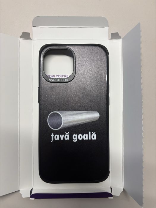 Husă Mobilfox Pro Shock „Tava Goală” – iPhone 15