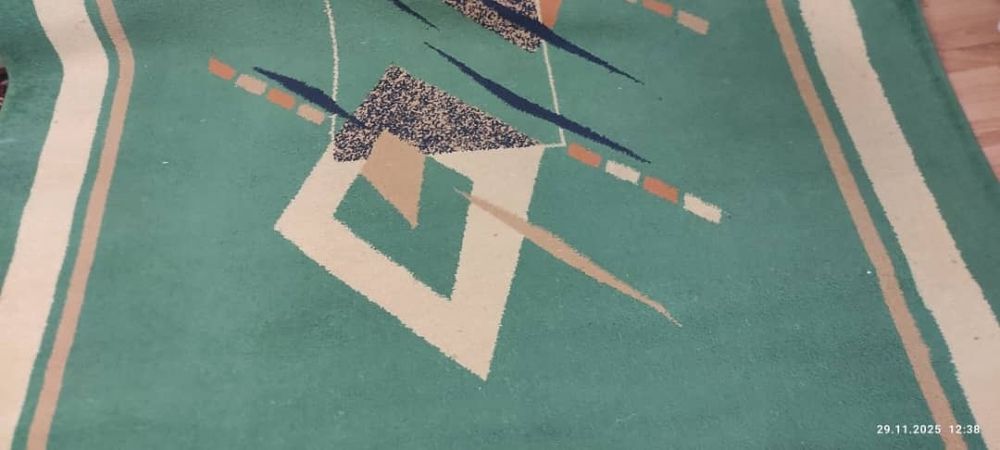 Палас зелёный размер 5/2