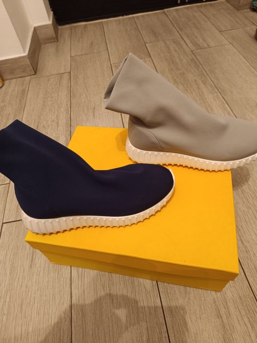 Espadrille inalte/ incaltaminte din material panza
