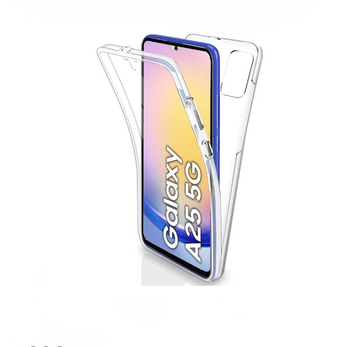 Прозрачен 360° Градуса Кейс за Samsung Galaxy A17 A16 A05s A15 A24 A2