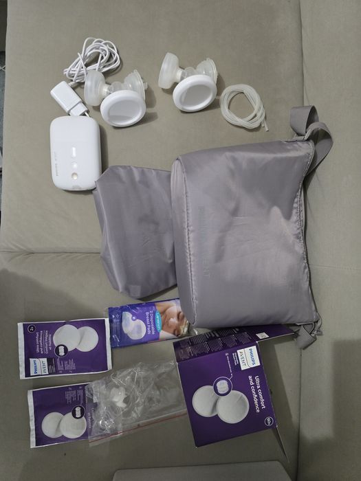 Pompă de sân duala Philips SCF398 cu acumulator - garanție + cadou