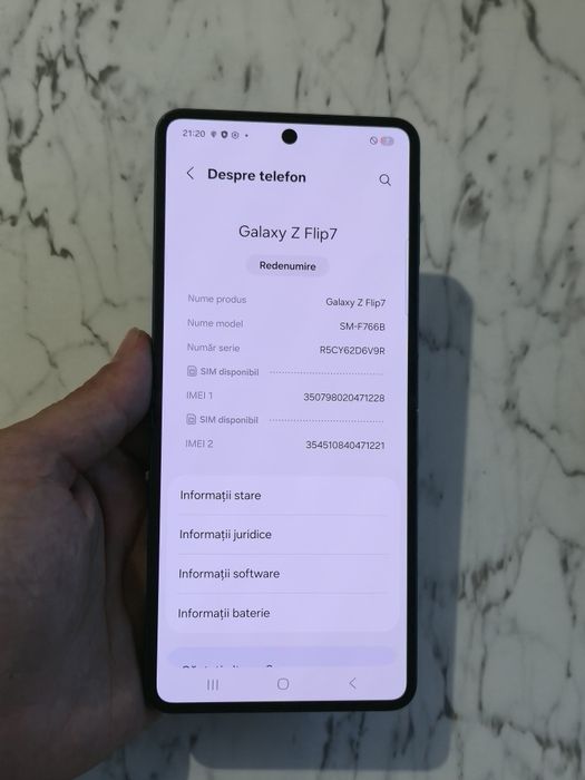 Vand/Schimb Samsung Z Flip7 256gb