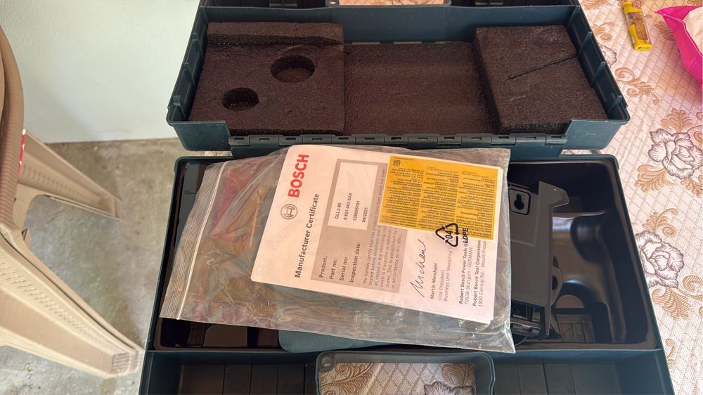 Laser 3 Linii BoschGLL 3-80 + LR6