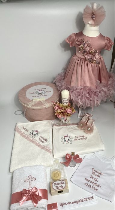 Trusou botez personalizat pentru fetite