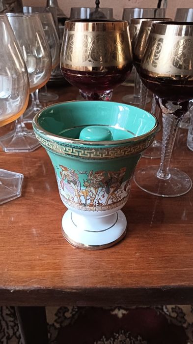 Посуда. Чаша Пифагора. Винтаж.