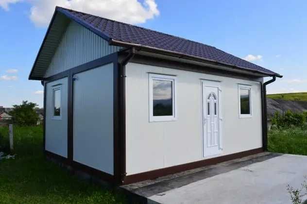 Casa Modulara, Garaje Auto si Containere stil birou din structura metalica si panou sandwich termoizolant