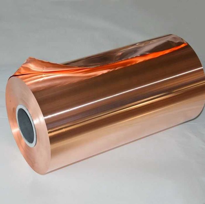 Медная фольга, Ширина рулона: 100 мм, Марка: М1