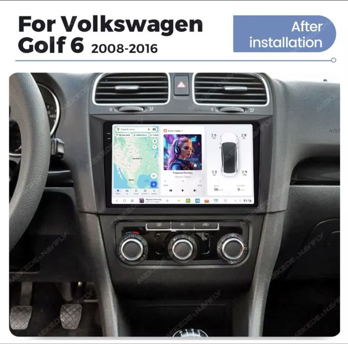 Navigatie auto golf 6