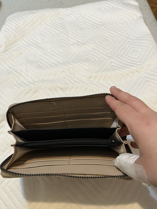 Portofel dama din panza 10x3x19 cm in stare foarte buna