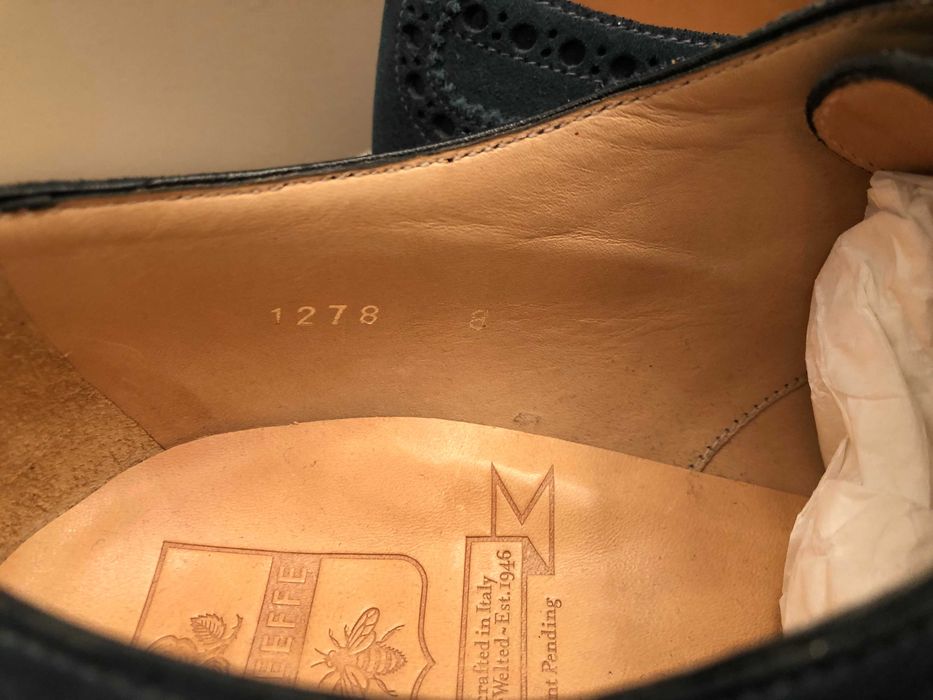 Okeeffe pantofi 42 barbatesti, sau 8 italy, autentici, retail 495 euro