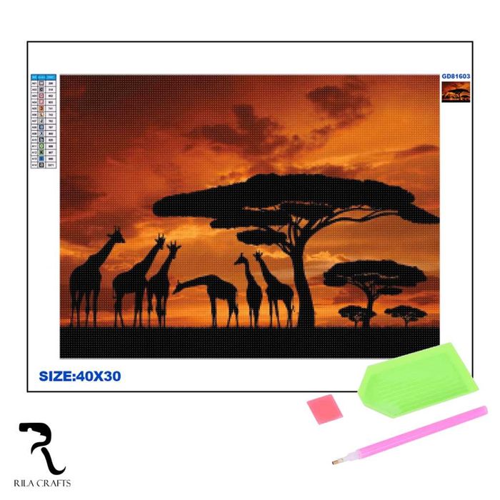 Диамантени гоблени, различни модели, 30х40 см