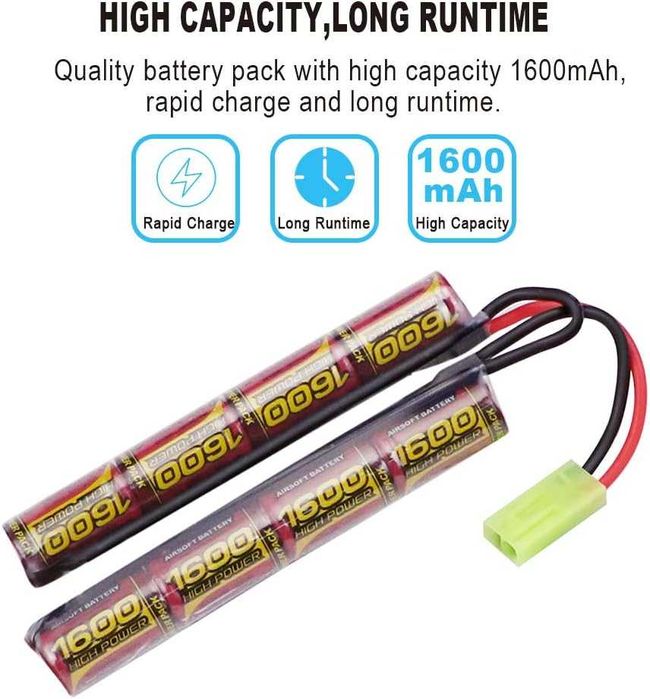 Baterie airsoft Melasta NiMH 9.6V