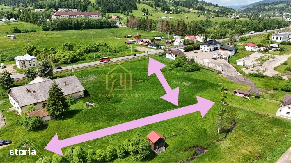 Teren intravilan 11.522 mp în Vatra Dornei – cabane, pensiune