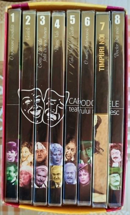 Colectie DVD Tom si Jerry, Stan si Bran, Capodoperele Teatrului Romanesc, sigilate