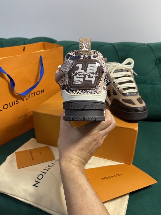 Adidasi Louis Vuitton Skate piele naturala 100% Full Box Premium