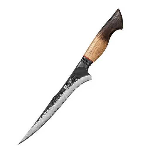Премиум ножове дамаска стомана Damascus steel knives комплект 7 броя
