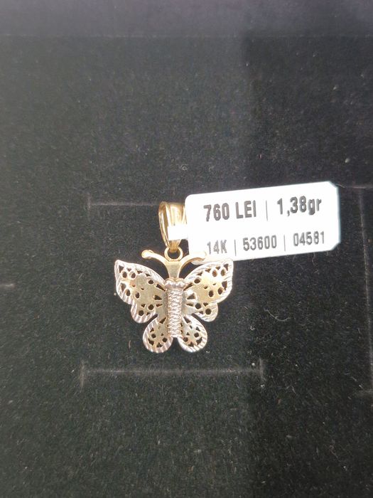 Pandantiv Aur 14k 1.38g Garanție!#53600