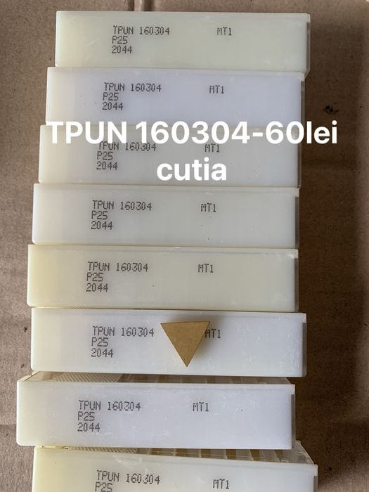 Placute vidia-60lei, cutite strung-sarma de sudura esab