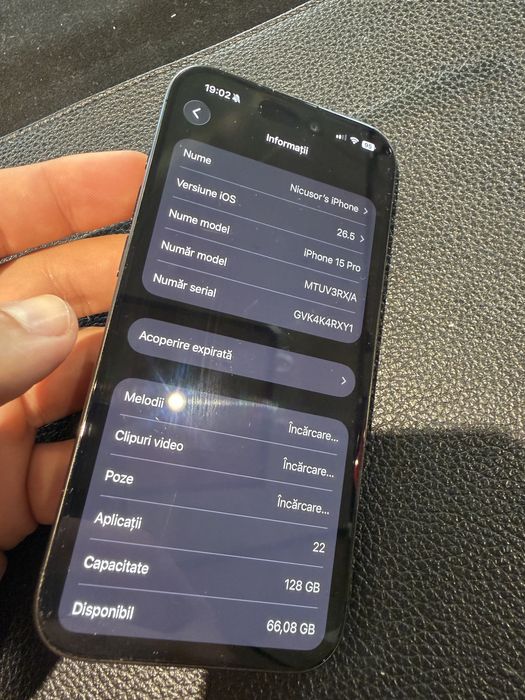 Iphone 15 pro titan 128 GB impecabil