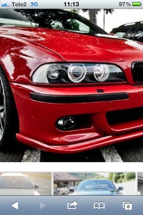 Продам передний бампер на БМВ е39