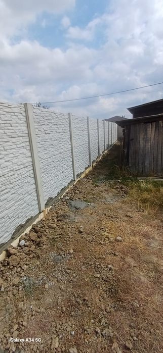 Gard de beton calitate forte buna  lacra cu montaji si trasport 250 le