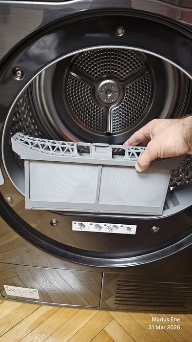 Uscător Samsung DV90DG52A0AB, 9kg, Pompă căldură, A+++, Garanție