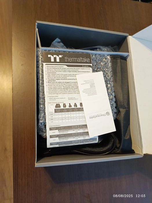 Vand sursa PC thermaltake 850w nou