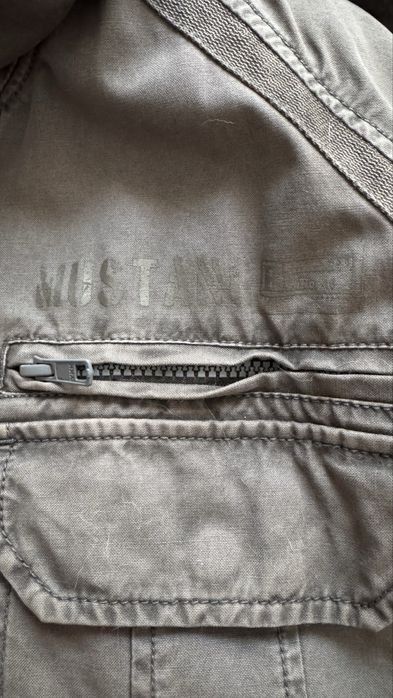 Geaca Mustang gri petrol